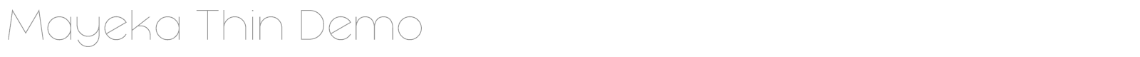 Mayeka font preview
